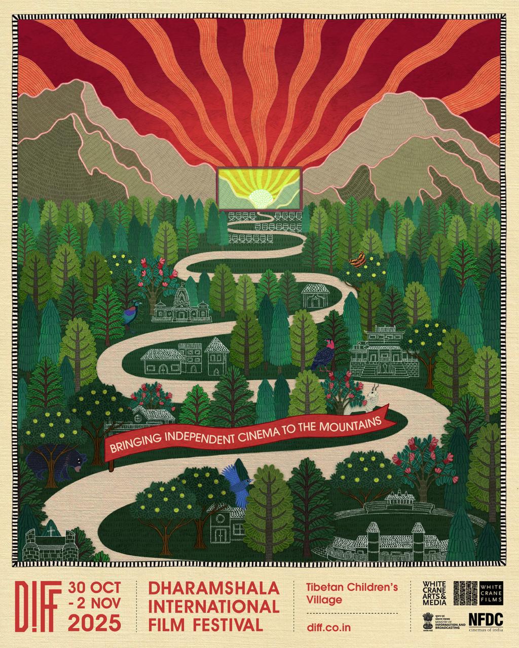 Dharamshala International Film Festival 2025 poster.