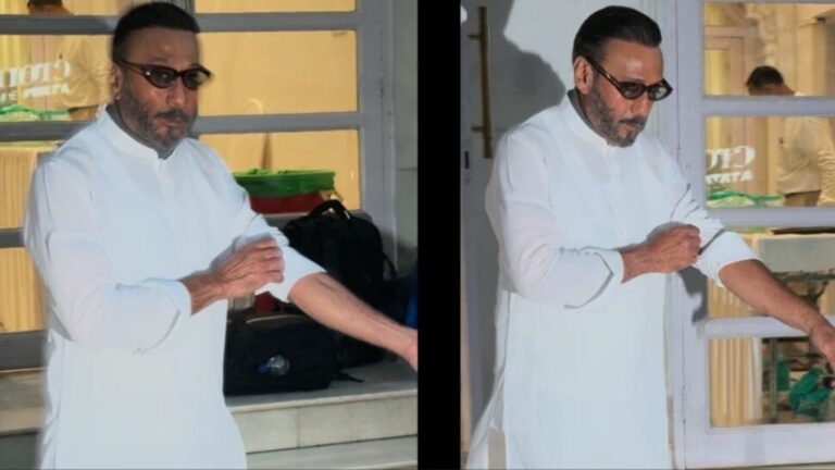Jackie Shroff Confronts Paparazzo at Pankaj Dheer's Prayer Meet: 'Not Here!'