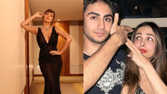 Malaika Arora Praises Son Arhaan’s Dance Talent at Thamma’s Music Launch