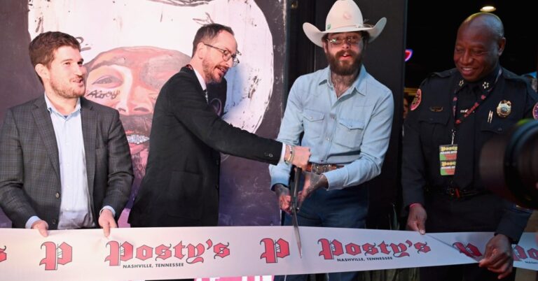 Post Malone and Lainey Wilson Shine Together in ‘Nosedive’ at Nashville Bar Opening