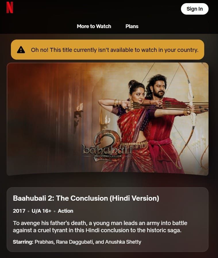 Users express confusion over films' absence on Netflix.