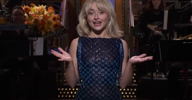 Sabrina Carpenter Jokes About 'Man's Best Friend' Album Cover on SNL