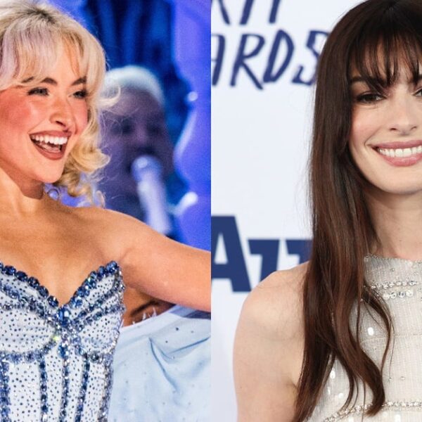 Sabrina Carpenter Playfully "Arrests" Anne Hathaway as the Ultimate Princess