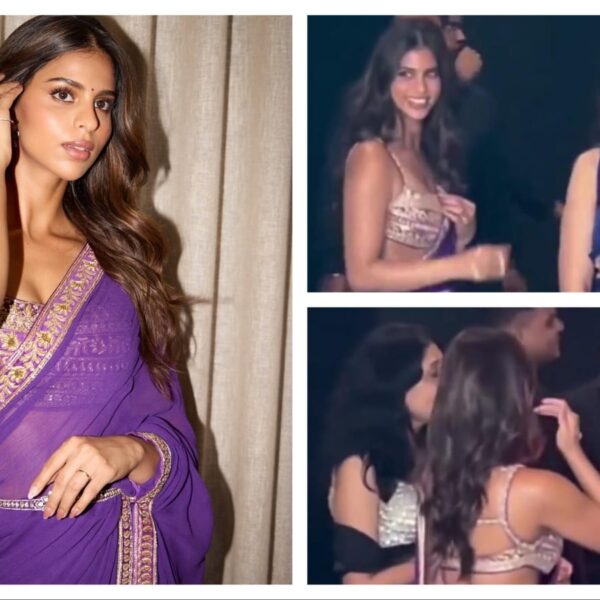 Suhana Khan Charms Fans, Requests Madhuri Dixit for a Paparazzi Pose
