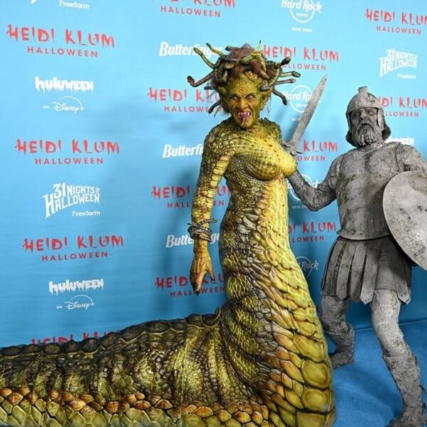 Heidi Klum Transforms into Medusa for 2025 Halloween Bash with Tom Kaulitz