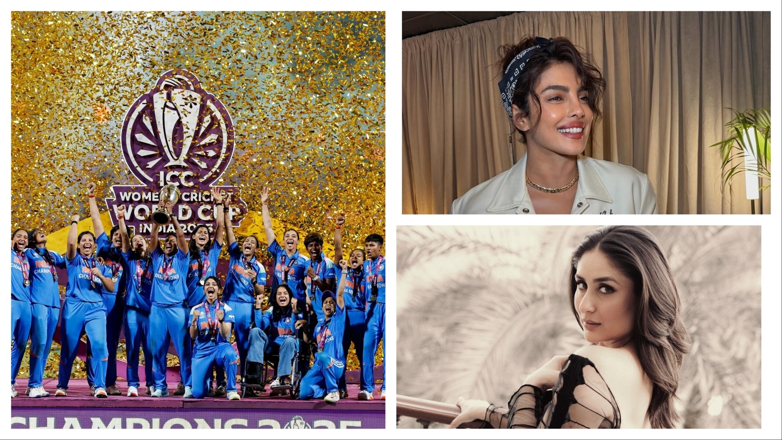Priyanka Chopra, Kareena Kapoor, Anushka Sharma Celebrate Women’s Cricket Champions