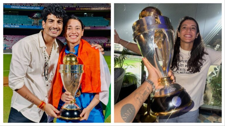 Palash Muchhal Supports Bride-to-Be Smriti Mandhana Post World Cup Victory