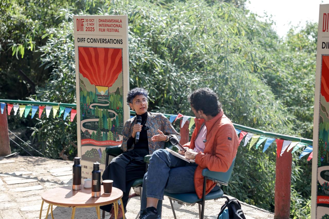 Kiran Rao during her masterclass at DIFF 2025. Kiran Rao during her masterclass at DIFF 2025.