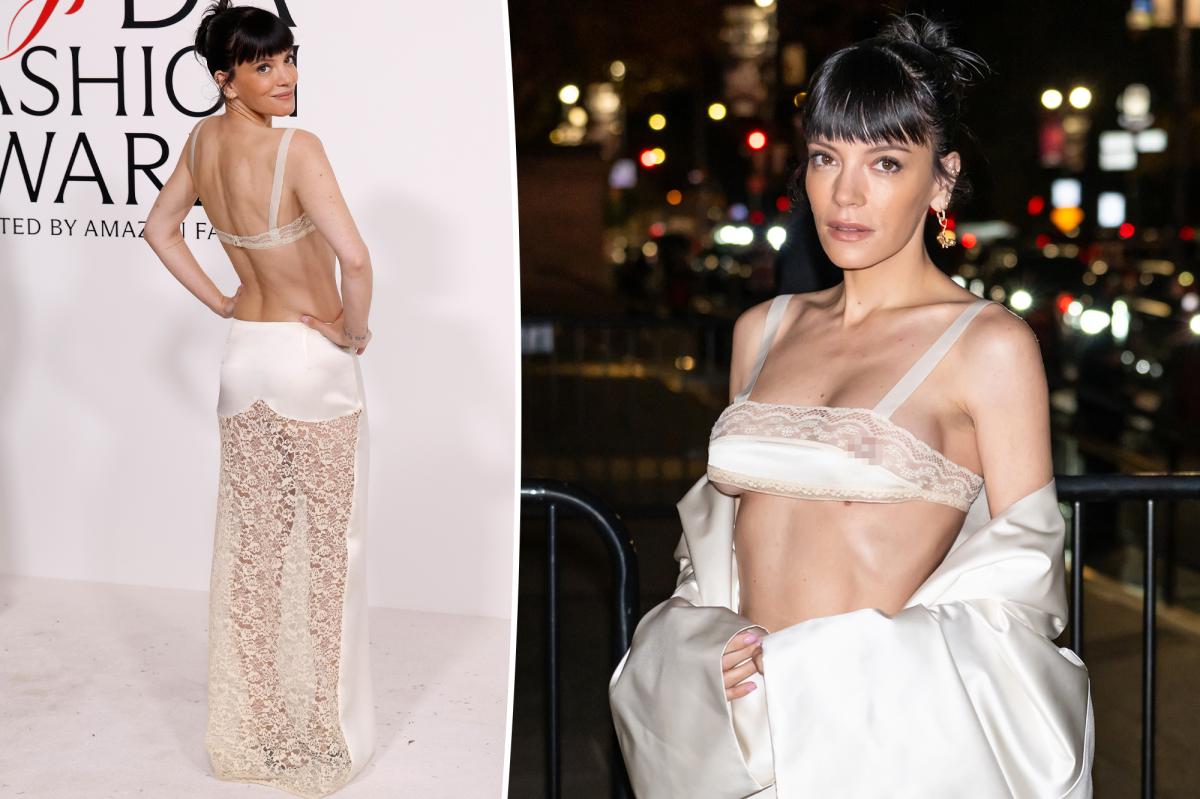 Lily Allen Stuns in Daring Lingerie at CFDA Awards: The Art of Revenge Dressing
