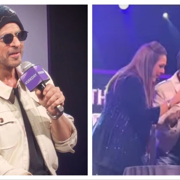 Shah Rukh Khan Celebrates Birthday with a Stunning 3-Tier Cake and Crown